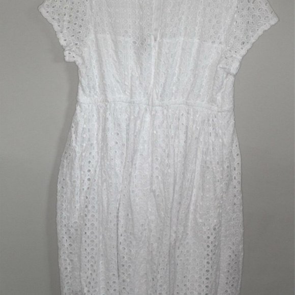 Lane Bryant Eyelet Midi Fit & Flare Dress H10673 - Picture 11 of 12